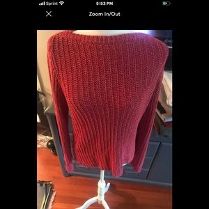 Ralph Lauren Red Sweater~ M